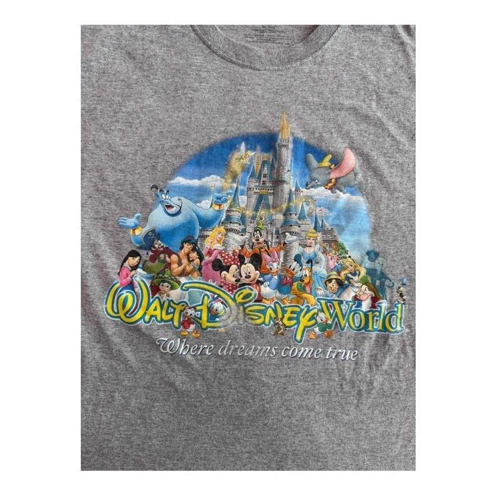 Walt Disney World “Where Dreams Come True” Gray Women's Park Short Sleeve Tee - Picture 2 of 4
